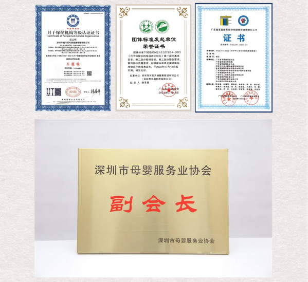 深圳月子中心榮獲“品牌影響力企業”“優秀會員企業”兩大獎項8